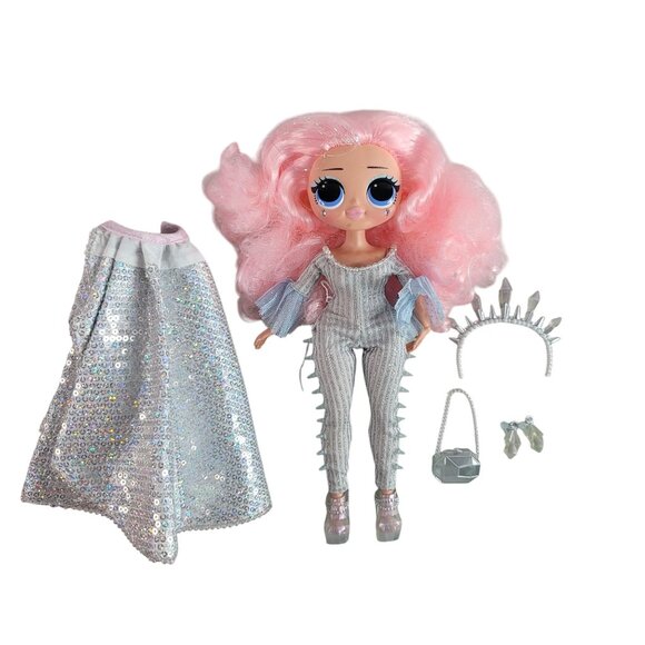LOL Surprise OMG Fashion Doll Crystal Star Winter Disco Earrings 9 PCS 2019 MGA - Picture 10 of 12